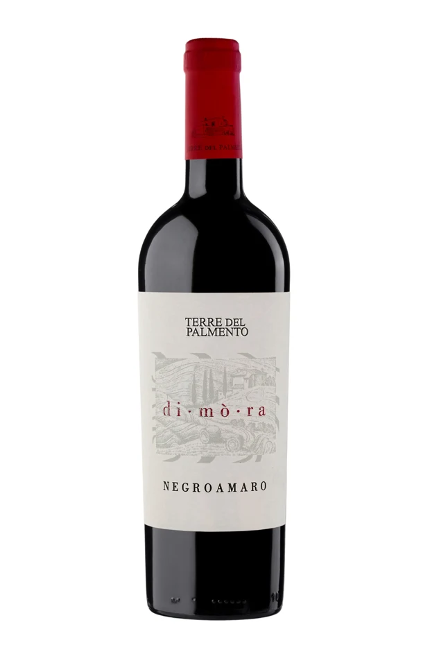 Bottiglia di.mò.ra Negroamaro Rosso